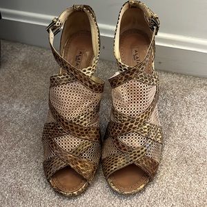 Alaia Snakeskin Sandals